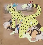  accessory acino acino_(artist) africa african_wild_dog anal anal_penetration angry anthro anthro_on_anthro anthro_penetrated anthro_penetrating anthro_penetrating_anthro anus areola balls black_pussy blonde_hair blue_eyes bodily_fluids breasts butt canid canine cheetah chest_tuft claws digital_media_(artwork) domination duo ear_piercing ear_ring erection eyebrows eyelashes feather_in_hair feathers felid feline female female_penetrated fur genital_fluids genitals green_eyes grin hair hair_accessory hi_res humanoid_genitalia humanoid_penis jewelry lying male male/female male_domination male_penetrating male_penetrating_female mammal natasha_(acino) nipples nude on_front outside pawpads paws penetration penile penile_penetration penis piercing pussy pussy_juice rope sex smile spots spotted_body spotted_fur teeth tribal tuft 