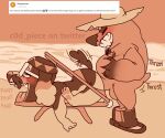  anal anal_penetration animal_crossing balls belly blush c0d_piece canid canine canis clothing domestic_dog duo erection facial_hair genitals harvey_(animal_crossing) hat headgear headwear hi_res looking_pleasured male male/male mammal mole_(disambiguation) mr._resetti nintendo nude open_mouth overweight overweight_male penetration penis smile thrusting tongue video_games 