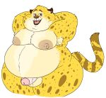  anthro armpit_tuft aroused balls belly belly_overhang benjamin_clawhauser big_belly big_moobs big_nipples cheetah dewlap_(anatomy) disney double_chin drawpile erection fangs felid feline flat_colors foreskin fur genitals hi_res male mammal moobs nipples nood1e obese obese_anthro obese_male overweight overweight_anthro overweight_male penis solo spots spotted_body spotted_fur thick_penis thick_thighs uncut wide_hips zootopia 