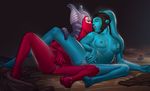  aayla_secura alien ass barefoot blue_skin breasts breasts_apart closed_eyes masturbation medium_breasts miravi multiple_girls mutual_masturbation nude open_mouth pussy pussy_juice red_skin shaak_ti spread_legs star_wars togruta twi'lek uncensored yuri 