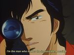  city_hunter fansub gun male_focus rifle saeba_ryou screencap sniper_rifle solo subtitled weapon 