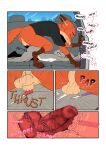  akiric anthro car comic disney female hi_res judy_hopps knot knotting male male/female nick_wilde penetration sex vaginal vaginal_penetration vehicle zootopia 