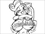  4:3 activision anthro bandicoot big_breasts black_and_white black_border blush border breasts censored clothed clothing clothing_lift coco_bandicoot convenient_censorship crash_bandicoot_(series) creative_censorship female mammal marsupial monochrome navel one_eye_closed shirt shirt_lift simple_background smile solo topwear video_games wamudraws 