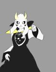  asriel_dreemurr asriel_dreemurr_(god_form) black_clothing black_sclera blackpatapon bovid caprine clothing delta_rune_(emblem) digital_drawing_(artwork) digital_media_(artwork) fingers fur gesture goat grey_background hi_res horn jojo_pose looking_at_viewer male mammal markings pointing pointing_at_viewer pupils simple_background sketch solo symbol undertale video_games white_body white_fur white_pupils 