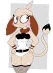  2020 absurd_res anthro canid canine canis clothed clothing domestic_dog female hi_res mammal nintendo pok&eacute;mon pok&eacute;mon_(species) pok&eacute;morph shelia_smears_(toontk) simple_background smeargle solo toontk video_games 
