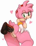  &lt;3 accessory amy_rose anal anal_penetration anus balls bodily_fluids breasts chisana clothing cum cum_in_ass cum_inside cum_on_pussy disembodied_penis duo eulipotyphlan female female_focus genital_fluids genitals gloves gloves_only green_eyes hair_accessory handwear handwear_only hedgehog looking_back male male/female mammal mostly_nude multicolored_penis nude penetration penis pussy signature simple_background sonic_the_hedgehog_(series) standing two_tone_penis white_background 
