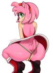  amy_rose anus chisana eulipotyphlan female genitals green_eyes hedgehog mammal pussy solo sonic_the_hedgehog_(series) 