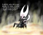  ambiguous_gender animal_humanoid anthro arthropod arthropod_humanoid ayuhaka black_body black_skin blush bodily_fluids charm cum cum_in_pussy cum_inside deep_penetration dialogue duo ejaculation female flat_chested flustered genital_fluids hi_res hollow_knight horn hornet_(hollow_knight) hot_spring humanoid impregnation incest_play insect insect_humanoid male male/female nude penetration penis_tentacles sibling sibling_lust sitting size_difference skinny_dipping steam team_cherry tentacle_sex tentacles the_knight_(character) vessel_(species) video_games water 