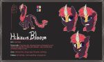  absurd_res angry asian_mythology blue_eyes bodily_fluids chinese_mythology east_asian_mythology eqlipse_(artist) equid equine female friendship_is_magic hasbro hi_res horn horse kirin mammal mane model_sheet my_little_pony mythology red_mane sweat 