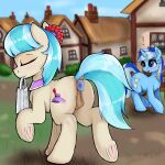  ! 2021 absurd_res animal_genitalia animal_pussy anus butt buttplug coco_pommel_(mlp) colgate_(mlp) cutie_mark digital_media_(artwork) dock dosh duo earth_pony equid equine equine_pussy eyelashes eyes_closed female feral friendship_is_magic genitals hasbro hi_res hooves horn horse mammal mouth_hold my_little_pony outside pony pussy sex_toy underhoof unicorn 