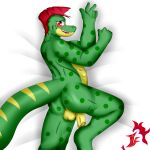  &lt;3 &lt;3_eyes 1:1 abs absurd_res alligator alligatorid anthro back_muscles backsack balls bed bed_sheet bedding biceps big_butt blush bubble_butt butt crocodilian embarrassed fangs five_nights_at_freddy&#039;s five_nights_at_freddy&#039;s:_security_breach furniture genitals glistening glistening_body glistening_butt glistening_eyes glistening_genitalia glistening_penis green_body green_butt green_skin hair half-erect hi_res high-angle_view humanoid jflare205 looking_at_viewer looking_back lying male mohawk montgomery_gator_(fnaf) multicolored_body muscular muscular_anthro muscular_male nude on_side penis perineum presenting presenting_balls presenting_hindquarters presenting_penis raised_leg red_eyes red_hair reptile scalie sharp_teeth smile solo teeth thick_tail thick_thighs two_tone_body video_games yellow_balls yellow_penis yellow_perineum 