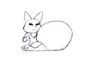  16:9 54321awesome aggressive_retsuko animated anthro belly big_belly breasts bulging_(disambiguation) canid canine cleavage clothed clothing digestion digital_media_(artwork) female fennec fenneko fox hi_res krita mammal moving paws same_size same_size_vore sanrio short_playtime struggling unfinished vore widescreen 
