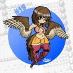  anthro anthrofied areola breasts brown_body casual_nudity curvaceous curvy_figure feathered_wings feathers female hi_res nintendo pidgey pok&eacute;mon pok&eacute;mon_(species) solo third video_games voluptuous wings 