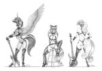  aged_up anthro apple_bloom_(mlp) band baron_engel bass_guitar clothed clothing earth_pony equid equine female friendship_is_magic furniture graphite_(artwork) group guitar harness horn horse legwear looking_at_viewer mammal musical_instrument my_little_pony panties pegasus pencil_(artwork) plucked_string_instrument pony reins scootaloo_(mlp) skimpy stool string_instrument sweetie_belle_(mlp) traditional_media_(artwork) underwear unguligrade_anthro unicorn wings 