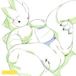 anthro anthrofied blush breasts canyon_(artist) curvy_figure dote female genitals leg_grab nintendo nipples nude pink_nipples pok&eacute;mon pok&eacute;mon_(species) pussy simple_background slightly_chubby smile solo spread_legs spreading thick_thighs tyranitar video_games voluptuous white_background 
