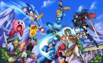  bodysuit darkereve fire_emblem kid_icarus kirby kirby_(character) link little_mac lucina_(fire_emblem) mario mario_bros. metroid nintendo palutena pikachu pokemon punch-out!! rockman rockman_(character) samus_aran sonic sonic_(character) super_smash_bros. the_legend_of_zelda weapon 