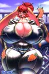  big_breasts bikesuit bodysuit bra breasts cellphone chopsticks_in_hair cleavage clothed clothing curvy_figure eyewear female hand_on_hip hi_res huge_breasts lagomorph leporid lips mammal motorcycle partially_unzipped phone rabbit rouge_the_bat skinsuit snao solo sonic_the_hedgehog_(series) sonic_x sunglasses thick_thighs tight_clothing underwear unzipped_bodysuit vanilla_the_rabbit vehicle 