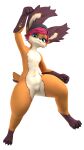  absurd_res ambiguous_gender anthro basedvulpine basedvulpine_(character) beanie canid canine clothing eyewear fox glasses hat headgear headwear hi_res hobkin huge_filesize hybrid lagomorph leporid looking_at_viewer mammal null_bulge rabbit short_stack solo tattoo thick_thighs 