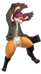  absurd_res ambiguous_gender anthro basedvulpine basedvulpine_(character) beanie bottomless canid canine clothed clothing drawing_tablet eyewear fox glasses hat headgear headwear hi_res hobkin huge_filesize hybrid lagomorph leggings legwear looking_at_viewer mammal short_stack solo thick_thighs 