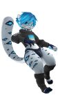  absurd_res anthro archon_eclipse basedvulpine clothing collar felid hi_res hobkin hoodie huge_filesize jockstrap leggings legwear male mammal pantherine short_stack snow_leopard solo thick_thighs topwear underwear 