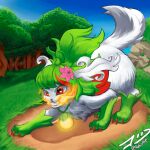  coryn_s. hi_res kotsu nintendo pok&eacute;mon shaymin-sky video_games 