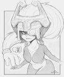  2019 2021 4_fingers 5_fingers ambiguous_gender biped black_and_white black_border border breasts cheek_tuft clothed clothing dress duo english_text facial_markings facial_tuft fairy fangs featureless_breasts female female_focus fingers flying front_view fur fur_tuft graphite_(artwork) grey_background grey_body grey_skin grey_text greyscale hair hair_over_eye half-closed_eyes head_markings headgear headgear_only headwear headwear_only human humanoid humanoid_focus larger_female larger_humanoid line_art long_hair looking_at_another looking_down mammal markings membrane_(anatomy) membranous_wings micro midna monochrome mostly_nude multicolored_body multicolored_skin narrowed_eyes navel nintendo one_eye_obstructed portrait prehensile_hair rear_view s2-freak simple_background size_difference sketch small_breasts smaller_ambiguous smaller_human smile solo_focus standing symbol teeth text the_legend_of_zelda three-quarter_portrait three-quarter_view traditional_media_(artwork) tuft twili twilight_princess unfinished video_games watermark white_background white_border wings 