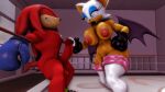  3d_(artwork) balls big_breasts bodily_fluids boxing boxing_gloves breasts butt clothing cum digital_media_(artwork) duo erection female fighting_ring genital_fluids genitals handwear hi_res humanoid_genitalia humanoid_penis knuckles_the_echidna male male/female nipples penis punch rouge_the_bat sonic_the_hedgehog_(series) sonicthebitch source_filmmaker sport 