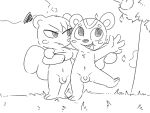  animal_crossing anthro balls duo filbert_(animal_crossing) genitals hi_res lightytheyoshi male male/male mammal marshal_(animal_crossing) nintendo nude penis rodent sciurid video_games 