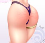  ass genshin_impact highres mona_(genshin_impact) panties pilen spanking thighs underwear 
