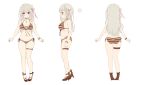  ass character_design garter hanakumo_rin heels propro_production sketch swimsuits twinbox 