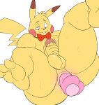  absurd_res anal anthro anus balls bodily_fluids dildo genitals hi_res male masturbation nintendo nude penis pikachu pok&eacute;mon pok&eacute;mon_(species) sex_toy solo sweat tderek99 video_games 