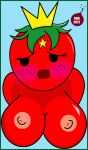  anthro breasts elemental_creature embarrassed female flora_fauna food food_creature living_vegetable plant princess_tomato princess_tomato_in_the_salad_kingdom reddragonkan solo vegetable 