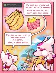  ask_blog banana beach brionne collar dialogue digital_media_(artwork) eeveelution english_text fan_character female food food_fetish fruit fur group hi_res licking licking_lips male mammal mienshao misu_nox nintendo palm_tree plant pocketpaws pok&eacute;mon pok&eacute;mon_(species) pok&eacute;mon_mystery_dungeon seaside shiny_pok&eacute;mon sylveon text tongue tongue_out tree video_games wanderlust white_body white_fur 