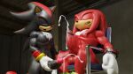  3d_(artwork) absurd_res anthro arms_tied balls bodily_fluids bound cum cumshot digital_media_(artwork) duo edging ejaculation erection eyes_closed genital_fluids genitals handjob hands-free hands_free_cum hands_free_ejaculation hands_tied hi_res knuckles_the_echidna male male/male masturbation muscular muscular_male penile penile_masturbation penis sex shadow_the_hedgehog sonic_the_hedgehog_(series) twintails3d twintailssfm 