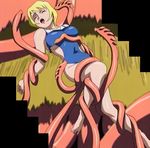  blonde_hair closed_eyes erstin_ho my-otome one-piece_swimsuit screencap side_cutout solo stitched swimsuit tentacles third-party_edit 