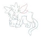  all_fours ambiguous_penetration anthro digital_media_(artwork) doggystyle duo female female_penetrated feral from_behind_position fusion hatiimiga legendary_pok&eacute;mon lunamew male male/female male_penetrating male_penetrating_female mew mewtwo nintendo penetration pok&eacute;mon pok&eacute;mon_(species) pok&eacute;mon_fusion sex shaymin sketch sky_forme_shaymin video_games 