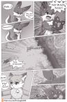  ambiguous_gender anthro avian backpack bell bird canid canine collar comic doujinshi english_text forrest_(disambiguation) fox hi_res iradeon mammal nia_(senz) river sean_(senz) senz text url 