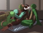  anthro bodily_fluids brown_body brown_fur digital_media_(artwork) donatello_(tmnt) erection father father_and_child father_and_son fellatio fur genital_fluids genitals green_eyes group group_sex hair hand_on_chest hand_on_leg hand_on_shoulder hi_res humanoid_genitalia humanoid_penis kissing leonardo_(tmnt) licking male male/male mammal master_splinter michelangelo_(tmnt) momorawrr murid murine nude oral orgy parent parent_and_child penile penis penis_lick raphael_(tmnt) rat reptile rodent scalie sex son spread_legs spreading technical_incest teenage_mutant_ninja_turtles tongue tongue_out turtle 