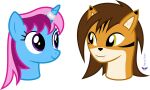  2021 absurd_res alpha_channel anthro blue_body brown_hair countershading detachable detachable_head duo equid equine eye_contact fangs felid female feral hair hasbro hi_res horn inner_ear_fluff looking_at_another mammal modular multicolored_hair my_little_pony orange_body orange_eyes pantherine parcly_taxel parclytaxel pink_hair purple_eyes signature simple_background smile tan_countershading tiger tori_taxel transparent_background tuft two_tone_hair unicorn 