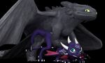  3d_(artwork) activision all_fours ambiguous_penetration balls black_background black_body claws clenched_teeth cynder digital_media_(artwork) doggystyle dragon dreamworks duo female female_penetrated feral feral_on_feral from_behind_position genitals green_eyes grin hi_res horn how_to_train_your_dragon larger_male legend_of_spyro male male/female male_penetrating markings membrane_(anatomy) membranous_wings night_fury penetration purple_body raised_wings scales scalie sex shocked simple_background size_difference smaller_female smile smug spyro_the_dragon tail_blade tattoo teeth toothless video_games western_dragon wide_eyed wings wingsandfire72 