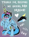  absurd_res bad_dragon equid equine fan_character hasbro hi_res horse mammal my_little_pony pegasus pony sevenserenity wings 