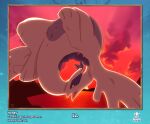  absurd_res anus female feral flying genitals hi_res legendary_pok&eacute;mon lugia nintendo open_mouth outside pok&eacute;mon pok&eacute;mon_(species) pussy sky solo sunset thegrapedemon tongue tongue_out video_games water 