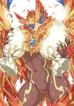  2020 ambiguous_gender anthro avian bag beak bedroom_eyes bird blade_(xenoblade) claws curvy_figure feather_hair feathered_wings feathers gem markings narrowed_eyes navel nude open_beak open_mouth orange_body orange_feathers pseudo_hair roc_(xenoblade) sa_ba_can seductive simple_background solo thick_thighs tongue white_background wide_hips wings xenoblade_chronicles xenoblade_chronicles_2 