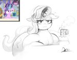  cup cutie_mark equid equine female feral friendship_is_magic hair hasbro horn mammal my_little_pony overweight overweight_female solo starlight_glimmer_(mlp) steam thelunarmoon unicorn 