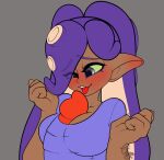  angelface animal_humanoid big_breasts blush breasts cephalopod cephalopod_humanoid dark_body dark_skin duo erection female female_focus genitals hi_res humanoid humanoid_pointy_ears male male/female marine marine_humanoid mollusk mollusk_humanoid nintendo octarian octoling open_mouth penis pseudo_hair sex signature solo_focus splatoon tentacle_hair tentacles titfuck tongue tongue_out video_games 