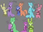  &lt;3 anthro belt blush bottomwear canid canine clothed clothing dialogue disney duo english_text eye_contact eyes_closed female fox fully_clothed fur grey_background hi_res judy_hopps lagomorph leporid looking_at_another male mammal necktie nick_wilde open_mouth open_smile pants police_uniform rabbit red_fox shirt simple_background smile sparkles text tggeko topwear uniform zootopia 