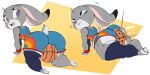  absurd_res anthro ball basketball_(ball) big_butt bodily_fluids butt crush disney female grey_body hi_res huge_butt judy_hopps lagomorph leporid mammal pomf purple_eyes purple_yoshi_draws rabbit solo space_jam space_jam:_a_new_legacy sweat thick_thighs warner_brothers zootopia 