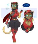  anthro apex_legends felid feline female gun hi_res kilinah mammal ranged_weapon simple_background solo weapon wraith_(apex_legends) 