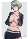  megane no_bra open_shirt tagme unique 