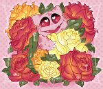  &lt;3 &lt;3_eyes 2021 ambiguous_gender bulbasaur crownedvictory flower hi_res nintendo patreon plant pok&eacute;mon pok&eacute;mon_(species) rose_(disambiguation) solo stippling tagme video_games 